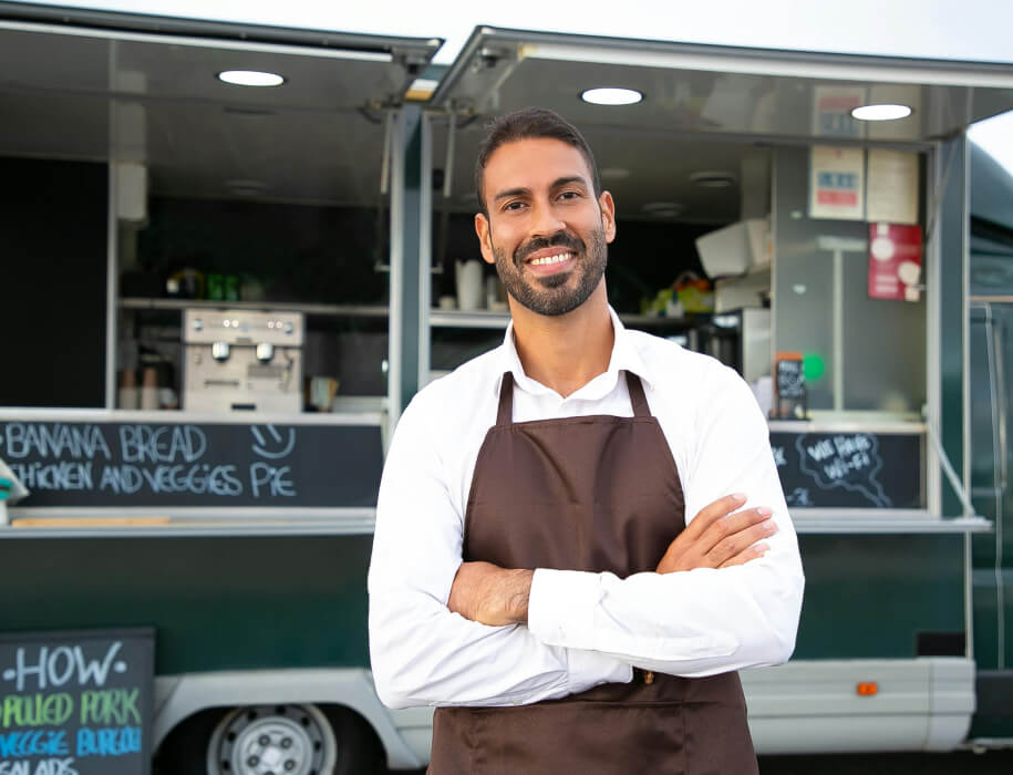 businessman smiling